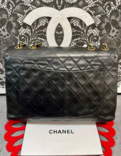 Load image into Gallery viewer, CHANEL Maxi Jumbo 34 Quilted Matelasse XL Lambskin Chain Shoulder Bag.