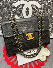 Load image into Gallery viewer, CHANEL Maxi Jumbo 34 Quilted Matelasse XL Lambskin Chain Shoulder Bag.