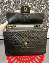 Load image into Gallery viewer, CHANEL Maxi Jumbo 34 Quilted Matelasse XL Lambskin Chain Shoulder Bag.