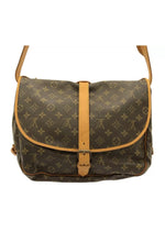 Load image into Gallery viewer, #33 LOUIS VUITTON Saumur 35 Brown Monogram Shoulder Bag..
