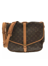 Load image into Gallery viewer, LOUIS VUITTON Saumur 35 Brown Monogram  Shoulder Bag
