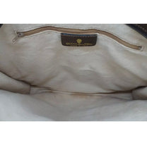 Load image into Gallery viewer, GUCCI Vintage Handbag Tote Shelly line Unisex  leather Brown
