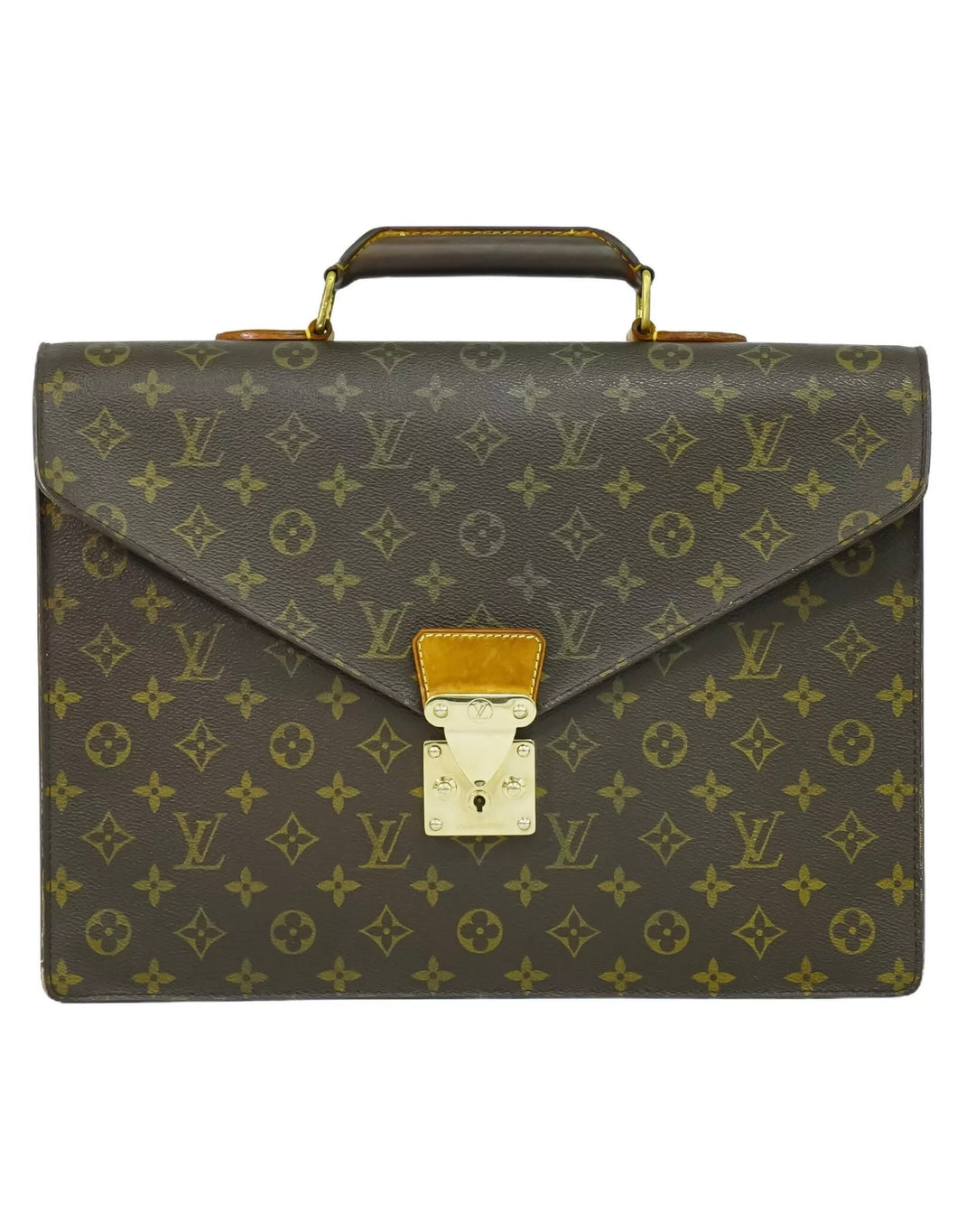 Louis Vuitton Serviette Conseiller Monogram Canvas Business Handbag